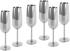 Echtwerk Champagnerglas Edelstahl 250 ml 6tlg