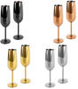 ECHTWERK Champagnerglas, (Set, 2 tlg.), Sektglas, Sektkelch, Champagnerkelch,