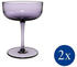 Villeroy & Boch Sektglas Like Lavender Sektschale / Dessertschale, 2 Stück