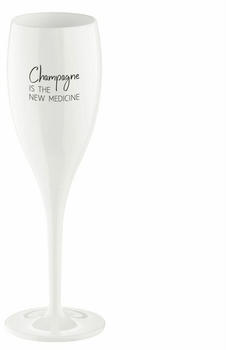 Koziol Sektglas Cheers No. 1 Champagne The New Medicine Superglas (Kunststoff), extrem bruchfest