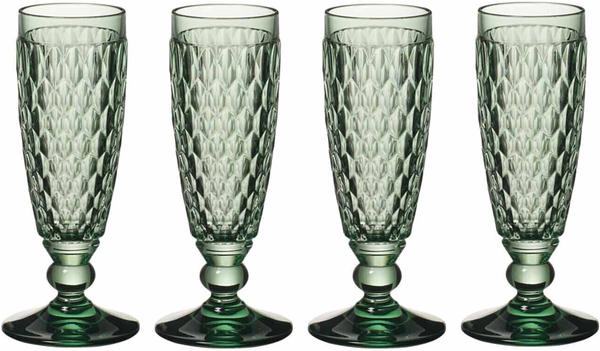 Villeroy & Boch Boston Coloured Sektglas 145 ml grün 4er Set