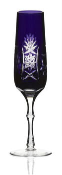Cristalica GmbH Cristalica Sektglas Sektkelch Champagnerglas Vino Violett Handgeschliffen Bleikristall