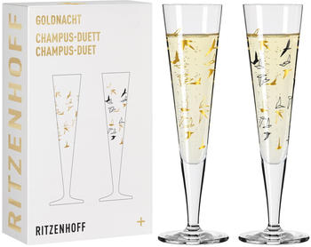 Ritzenhoff Champus Goldnacht Champagnerglas H23 Romi Bohnenberg 6261001
