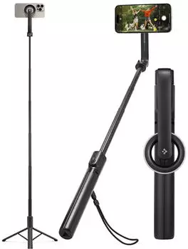 Spigen Magsafe Tripod Selfie Stick Longer Version Black