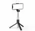 Hurtel Teleskop-Selfie-Stick mit LED-Lampe und Fernbedienung, 0,71m