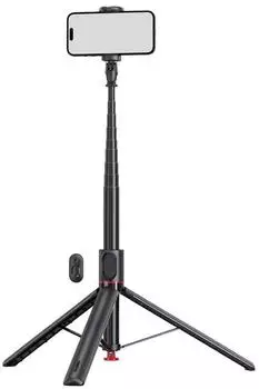 Forcell F-GRIP F170XL Selfie-Stick mit Stativ, Bluetooth, 170cm, schwarz (F170XL)
