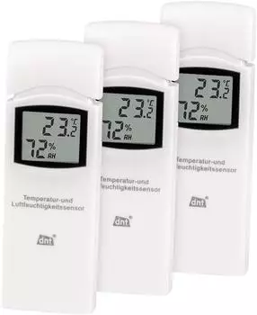 dnt DNT000005 Zusatz-Thermo-Hygrosensor f&uuml;r RoomLogg PRO (3 Stk.)