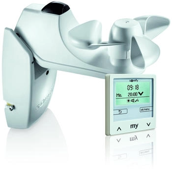 Somfy Zeit- Wind- und Sonnenautomatik Soliris Smoove IB+ P W K Sensor o Rahmen
