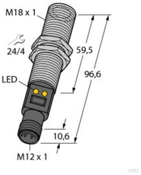 Turck 3073652 M18TB14Q Temperatursensor