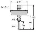 Turck Temperatursensor TP-504A-DN25K-H1141-L100