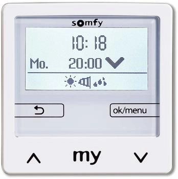 Somfy Soliris Smoove IB+ Pure White Steuergerät ohne Rahmen (1818315)