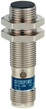 Telemechanique Induktiver Näherungsschalter M12 PNP 4mm 12-24V DC (XS112B3PAM12)