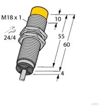 Turck NI8-M18-LIU Induktiver Sensor mit Analogausgang (1536100)