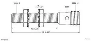 Turck BI2-EG08-AN6X-H1341 Induktiver Sensor erh&ouml;hter Schaltabstand (4602160)