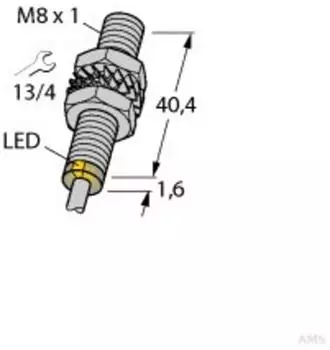 Turck BI2U-EG08-AP6X Induktiver N&auml;herungsschalter M8 b&uuml;ndig (4602032)