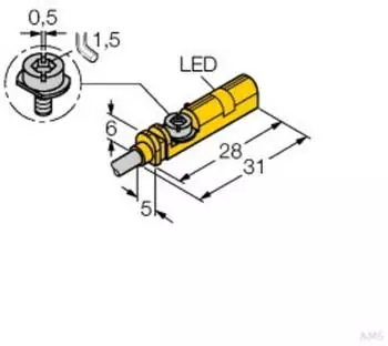 Turck BIM-UNT-AP6X/S1139 Magnetfeldsensor f&uuml;r Pneumatikzylinder (4685729)