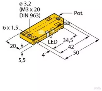 Turck Kapazitiver Sensor BC10-QF5,5-AP6X2 (2620117)