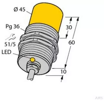 Turck NI25-G47-AP4X Induktiver Sensor (15646)
