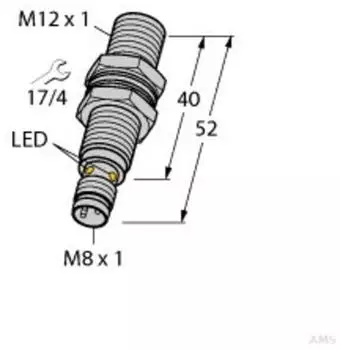 Turck BI4U-M12-AN6X-V1131 Induktiver Sensor (1635430)