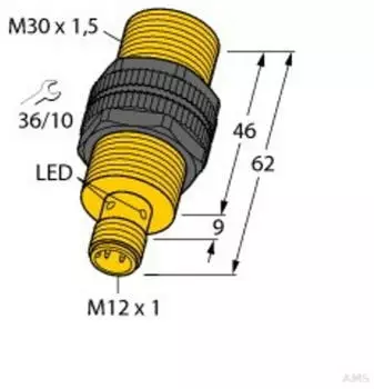 Turck Induktiver Sensor BI10U-S30-AP6X-H1141 (1636600)