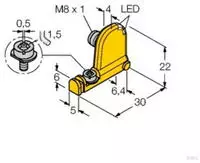 Turck Magnetfeldsensor PNP BIM-UNT-AP6X2-V1131