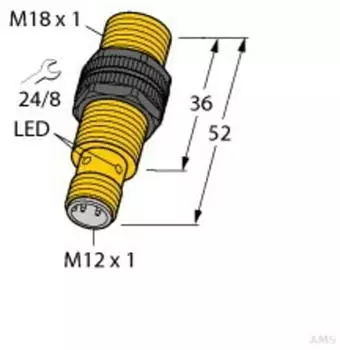 Turck Induktiver Sensor BI5U-S18-AP6X-H1141 (1635600)