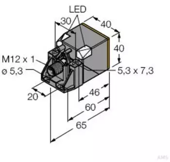 Turck Induktiver Sensor BI20U-QV40AP6X2H1141 (1627245)
