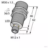 Turck Induktiver Sensor b&uuml;ndig PNP, Schlie&szlig;er BI20U-MT30-AP6X-H1141
