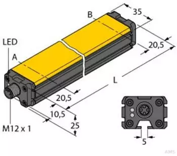 Turck WIM100-Q2 Linearwegsensor magnetisch (1536642)