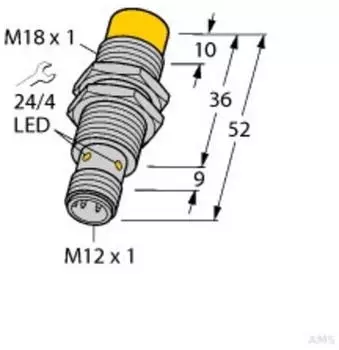 Turck NI12U-EM18-AP6X-H1141 Induktiver Sensor (1645340)