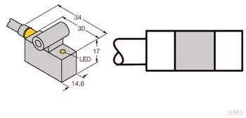 Turck BIM-IKT-AP6X Magnetfeldsensor f&uuml;r Pneumatikzylinder (46200)