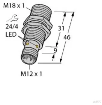 Turck BI8-M18K-AP6X-H1141 Induktiver Sensor (4615050)