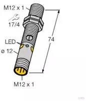 Turck Reflexions-Lichttaster M12PFF25Q8 3077191 1St.