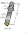 Turck M12PFF25Q8 Opto Sensor Lichttaster Hintergrundausblendung (3077191)