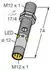 Turck M12PFF25Q8 Opto Sensor Lichttaster Hintergrundausblendung (3077191)