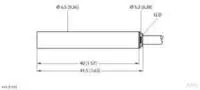 Turck Induktiver Sensor b&uuml;ndig NPN, Schlie&szlig;er BI2-EH6,5-AN6X