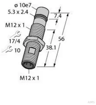 Turck Induktiver Sensor BID1.5G120KKAP6H1141 (1682001)