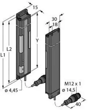 Turck PVA300P6Q Best&uuml;ckungssensor Pick-to-Light (3052911)