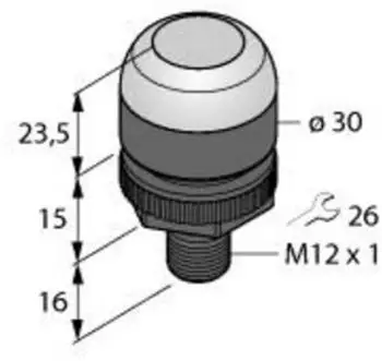 Turck Best&uuml;ckungssensor K30APT2WGF2Q Pick-to-Light, kapazitiv (3800706)