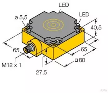 Turck NI75UCP80VP4X2H1141 Induktiver Sensor (1540802)