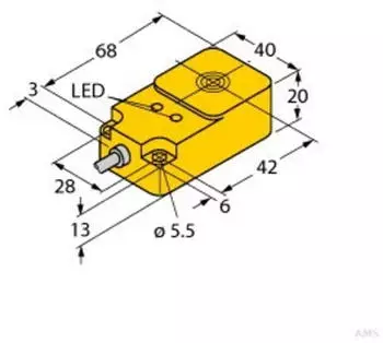 Turck NI25-Q20-AN6X2 Induktiver Sensor (1602800)