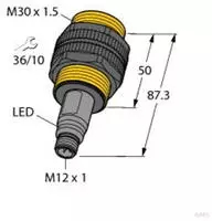 Turck Kapazitiver Sensor BCT10-S30-UN6X2-H1151 2101800 b&uuml;ndig NPN (&Oslash; x L)...