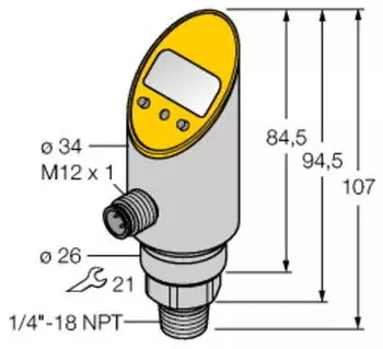 Turck Drucksensor PS400R3032UPN8XH1141 (6833424)