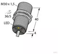 Turck Induktiver Sensor b&uuml;ndig BI12-G30K-AD4X