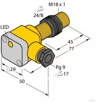 Turck Bi5U-P18SK-AP6X Induktiver Sensor uprox (1635700)