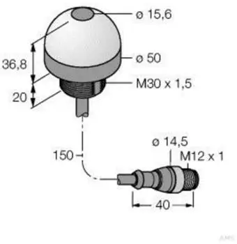 Turck Best&uuml;ckungssensor K50APFF100GREQP Pick-to-Light (3075376)