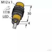 Turck Induktiver Sensor b&uuml;ndig NAMUR BI2-P12-Y1X/S97
