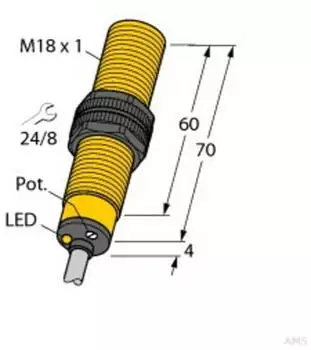 Turck BC5-S18-RP4X Kapazitiver Sensor (2503020)