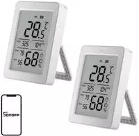 Sonoff SNZB-02DR2 2Pack, Sonoff SONOFF ZigBee SNZB-02DR2 Temperatur- und
