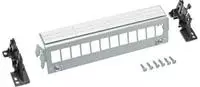 HAGER FZ12MK Patchpanel 12M Keystone TS-Schiene oder Montageplatte